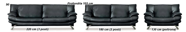 Abmessungen Sofas Brooklyn