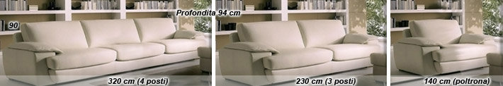 Abmessungen Sofas Elisa