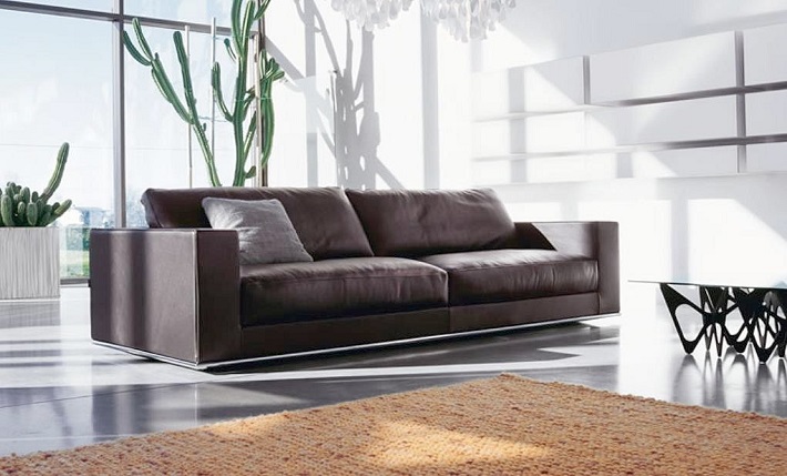 Ledersofa Formentera