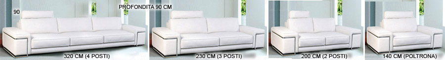 Abmessungen Sofas Torino