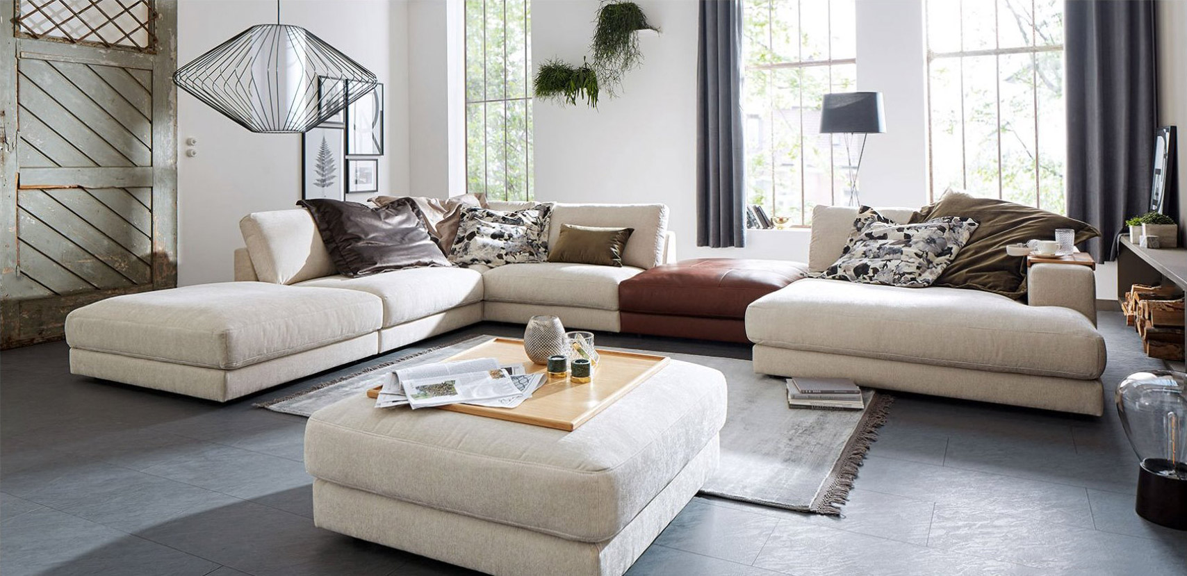Doppel-Ecksofa Verona